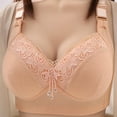 thumbnail image 1 of Xdegoge Lace Bras for Women Plus Size Bras No Underwire Full Figure Bras Lace Sexy Bra Anti Sagging Push Up Bras Everyday Bras Pink XXXL Sujetadores Sin Varillas Para Mujer, 1 of 6