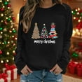 thumbnail image 1 of Xdegoge Ladies Christmas Hoodie Vintage Funny Hooded Sweatshirt Xmas Tree Long Sleeve Shirt Trendy Winter Shirts Casual Vacation Tops 2025, 1 of 4