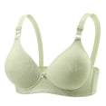 thumbnail image 1 of Xdegoge Ladies' Sheer Lace Wireless Bra Demi Cup Supportive Bralette with Scalloped Edge Breathable Mesh Underwear for Lingerie & Everyday Wear, 1 of 5