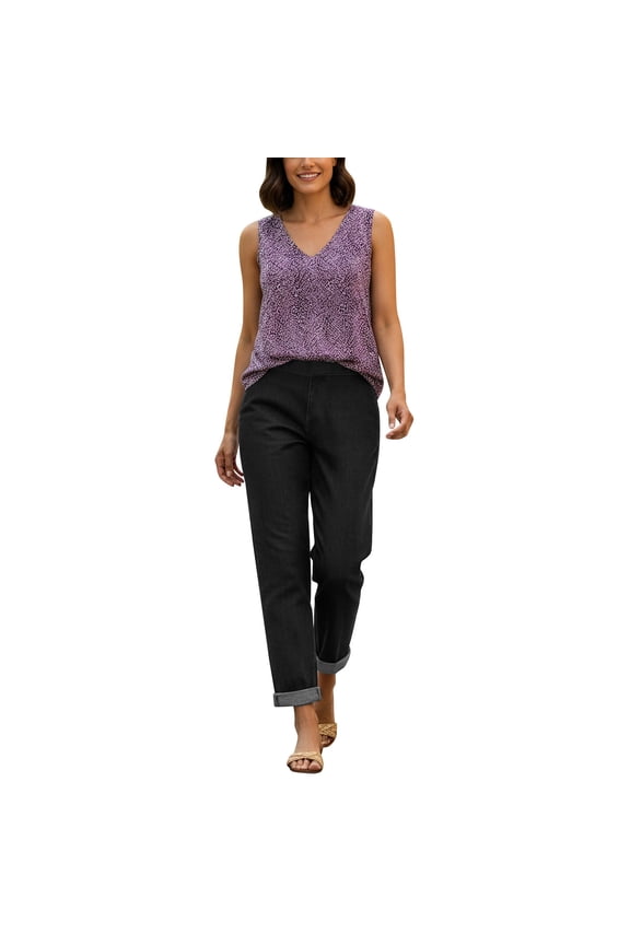 Linen Pants for Women Slim Fit High Waisted Ankle Length Trousers Cuffed Hem Lightweight Breathable Summer Office Casual Wear