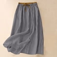 thumbnail image 1 of Xdegoge Maxi Skirts for Women High Waisted Skirt Long Skirt Flowy Skirt Womens Maxi Skirt Casual Beach Skirt with Pockets A Line Flowy Long Skirt, 1 of 9