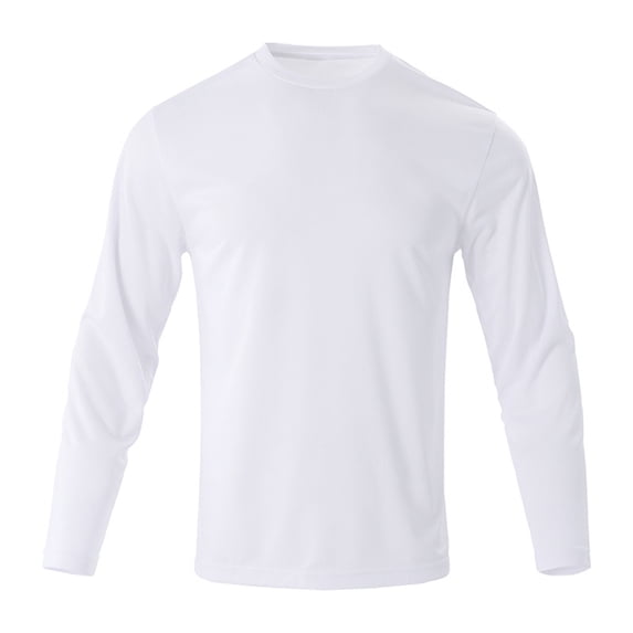 Xdegoge Mens Athletic Long Sleeve Shirts Moisture Wicking Workout Tees Crewneck Quick Dry Activewear Gym Tops Lightweight Breathable Running Sports Pullover Tshirts
