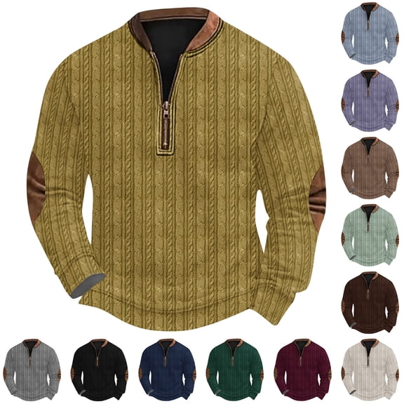 Xdegoge Mens Hooded Sweatshirt Casual Hoodie Pullover Tops Lightweight Hoodies Zip Up Sweatshirt Slim Fit Jacket Camisa Manga Larga Para Hombre Yellow XXXL