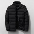 thumbnail image 1 of Xdegoge Mens Quilted Jacket Thick Stand Collar Padded Coat Full Zip Casual Sport Jackets Fall Winter Outdoor Sport Cold Protection Outerwear with Pockets, 1 of 9