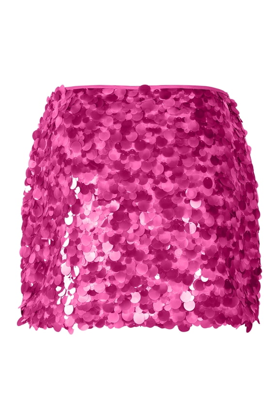 Mermaid Skirt Women Sparkly Sequin Wrap Bodycon Mini Skirts Belly Dance Rave Party Costume Shiny Dancing Night Out Trendy Outfits