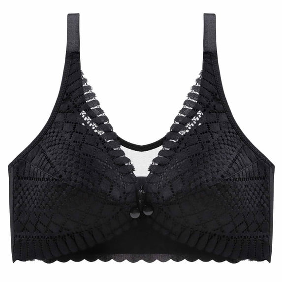 Xdegoge Nursing Bras for Breastfeeding and Pumping Wireless Supportive Lace Full Coverage Bralettes with Removable Pads Adjustable Strap Soft Breathable Bra
