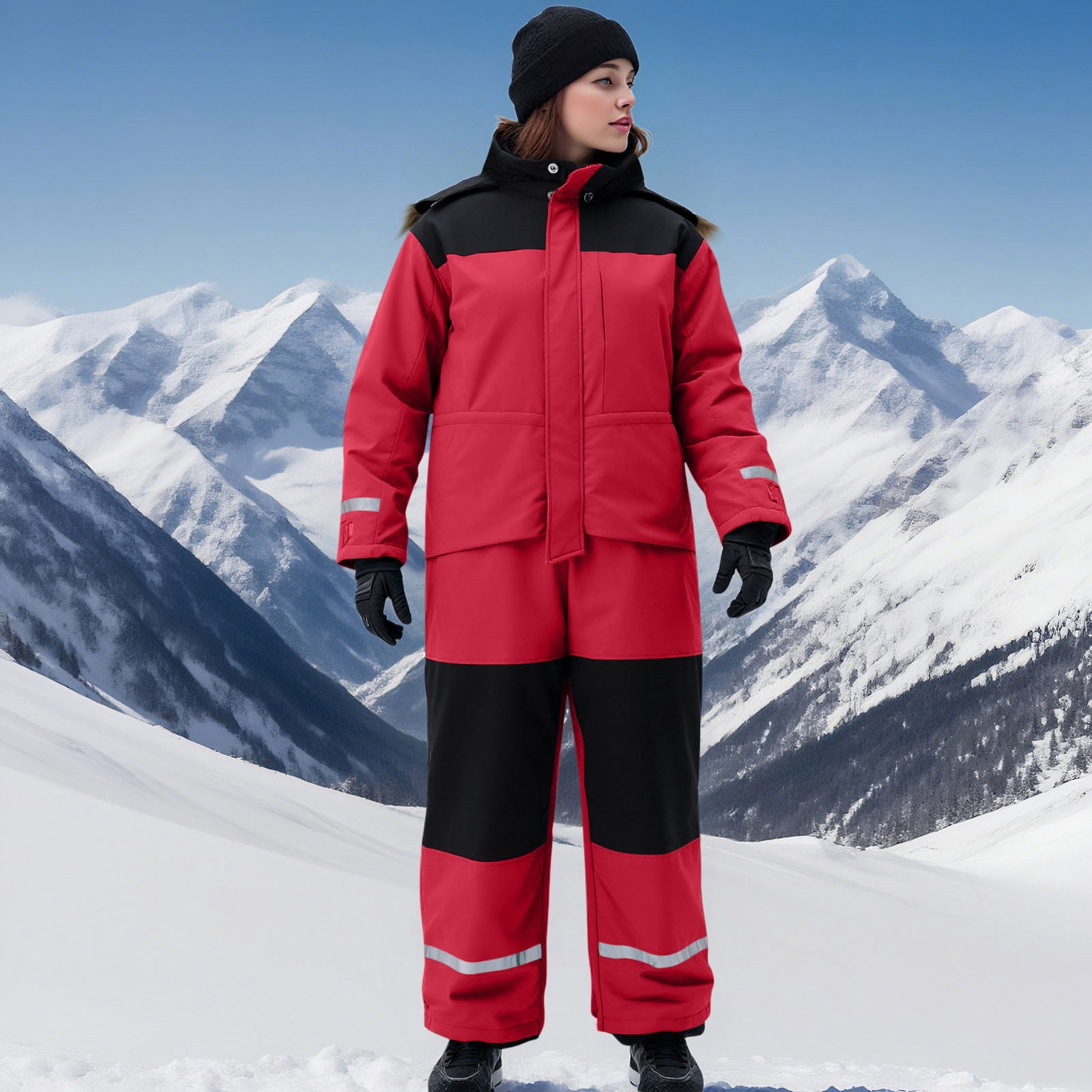 Waterproof Ski Suit Unisex, Functional Two-Piece Design