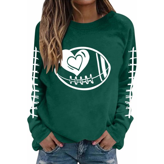 Xdegoge Pullover Sweaters for Women Casual Long Sleeve Half Zip Sweatshirt Loose Pullover Tops Fall Fashion Outfits 2025 Trendy Tunic Tops Plus Size Ropa De Mujer Green L
