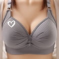 thumbnail image 1 of Xdegoge Push Up Bras for Women Plus Size Comfortable Front Closure Bras Full Coverage No Underwire Everyday Braadjustable Strap Graphic Bras Same Day Delivery Return Items On My Online Purchase, 1 of 4
