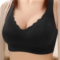 thumbnail image 1 of Xdegoge Push Up Bras for Women Textured Wireless Bra Elegant Bralette with Decorative Pendant Detail Adjustable Shoulder Straps Breathable Lightweight Full Coverage Underwear, 1 of 7