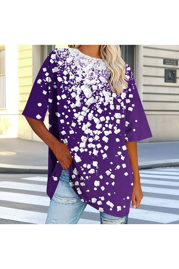 s Women Clothes On Plus Size Tops Short Sleeve V Neck T Shirt Oversized Summer Tunic Tops Solid Color Casual Loose Fit Blouses