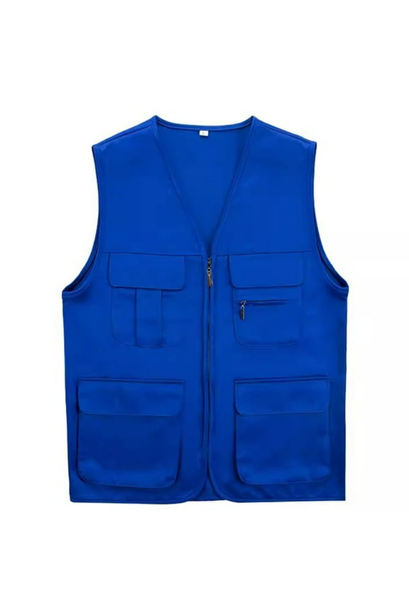 Reflective Safety Vest for Men Women Zip Up High Visibility Vest Construction Vest Hi Vis Vests with 4 Pockets Ofertas De Hoy En Past At At