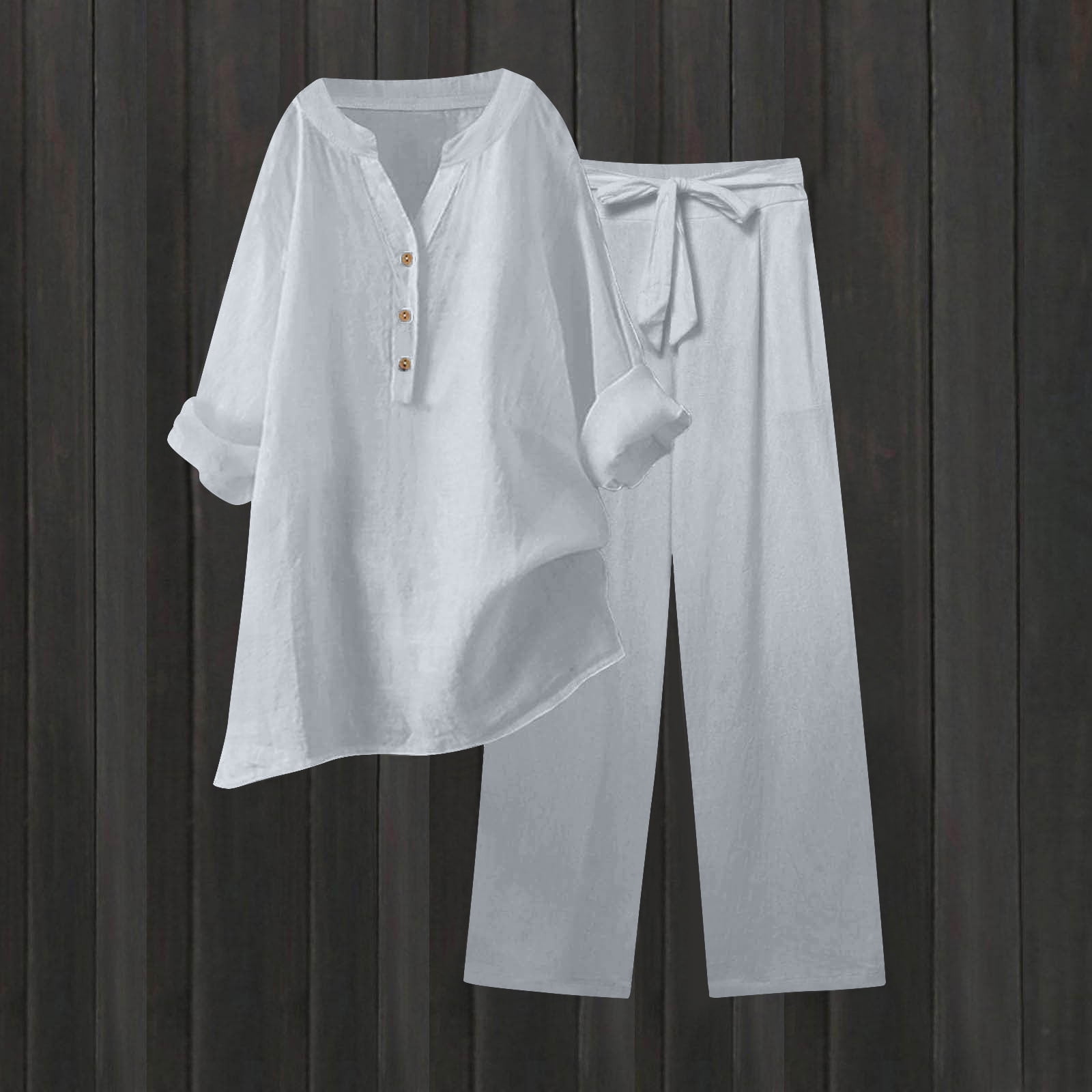 Xdegoge Return Items On My Online Purchase Linen Sets for Women 2 Piece ...