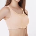 thumbnail image 1 of Xdegoge Seamless Bras for Women Plus Size Push Up Wireless Adjustable Straps Padded Bralette No Underwire Comfort Soft Full Coverage Bra, 1 of 6