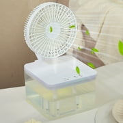 Xdegoge Small Room Air Conditioners Window Frigidaire,Fan with Mister Portable,Personal Cooler,Cold Air Fans for Room,Quiet Mini Ac Fan for Camping, Car, Rv, Travel,Aire Acondicionado White