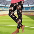 thumbnail image 1 of Xdegoge Star Football Leggings for Women High Waisted Game Day Tights Printed Workout Yoga Pants Sports Fan Activewear Comfy Stretch Bottoms, 1 of 5