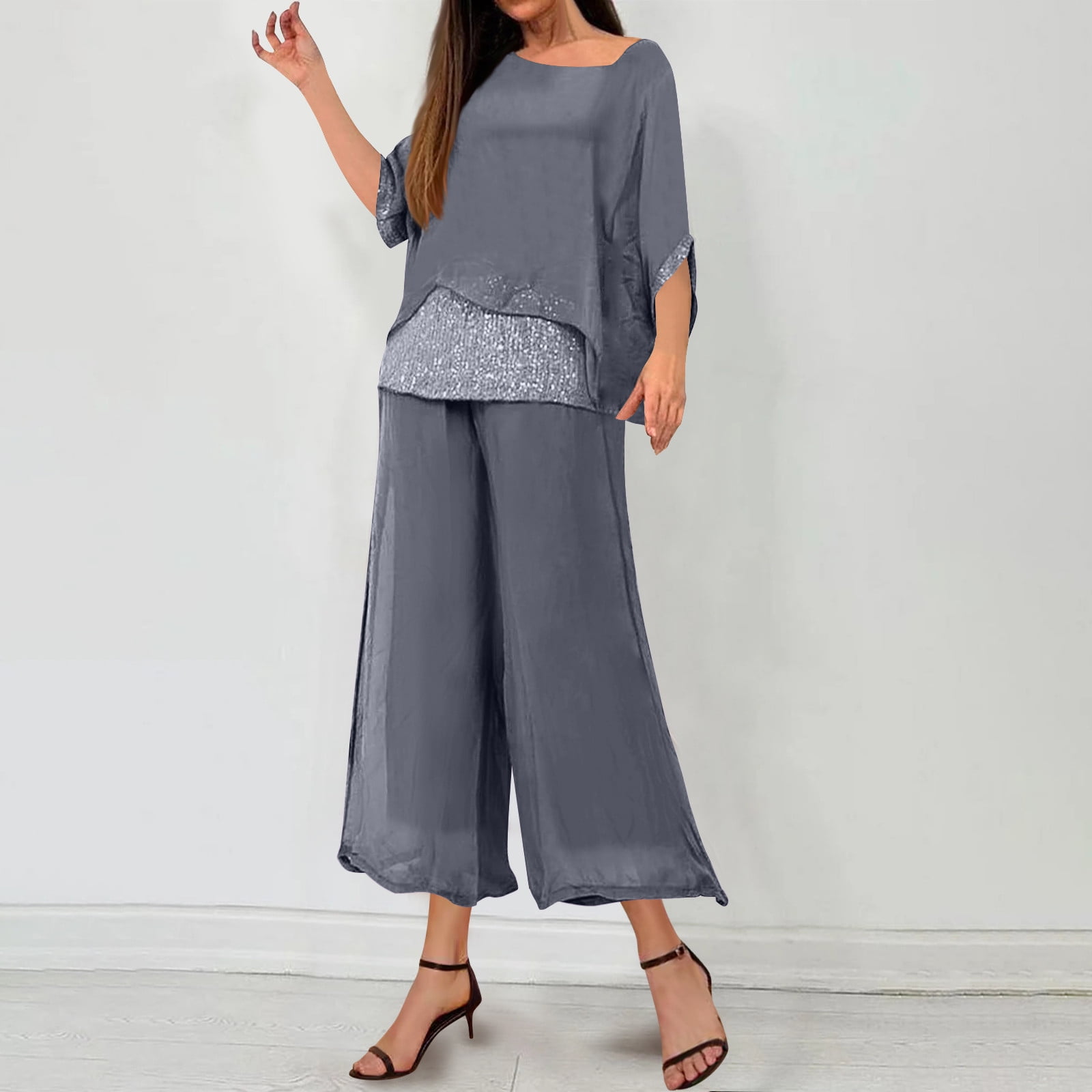 Half Sleeve Two Piece Sets