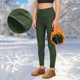 thumbnail image 1 of Xdegoge Thermal Winter Leggings for Girls Fleece Lined High Waist Pants for Cold Weather Stretchy Workout Yoga Legging, 1 of 9