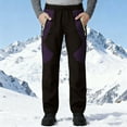 thumbnail image 1 of Xdegoge Thermal Winter Snow Pants for Boy - Fleece Lined Ski Trousers with Elastic Waist, Windproof & Warm, Cold Weather Activities Outdoor Bottoms, 1 of 9