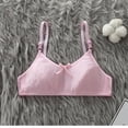 thumbnail image 1 of Xdegoge Training Bra for Girls Developmental Stage Bras with Built-In Pads Mesh Breathable Lightweight Brassiere Wireless Solid Color Sport Adjustable Straps Underwear, 1 of 7