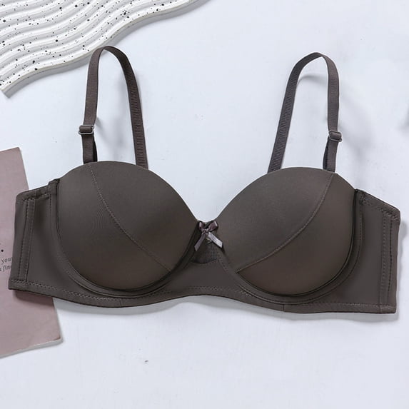 Xdegoge Underwire Bras for Women High Support Lifting Push Up Full Coverage Convertible Bra Comfort Adjustable Strap Padded Everyday Brassiere