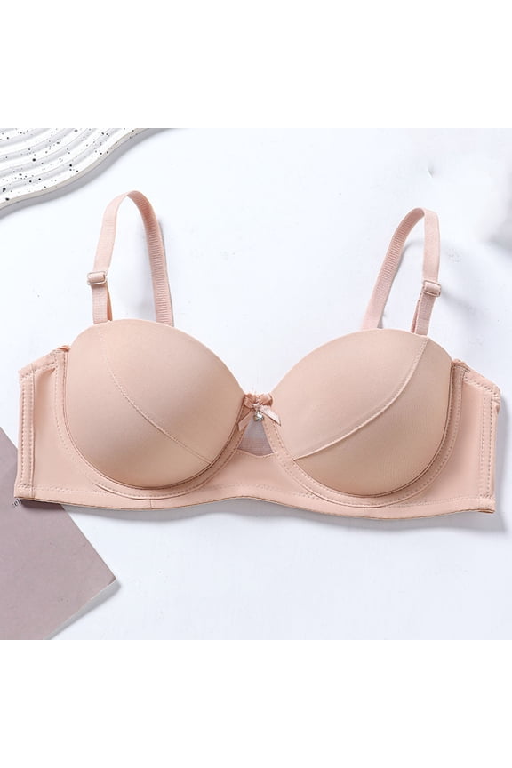 Underwire Bras for Women High Support Lifting Push Up Full Coverage Convertible Bra Comfort Adjustable Strap Padded Everyday Brassiere