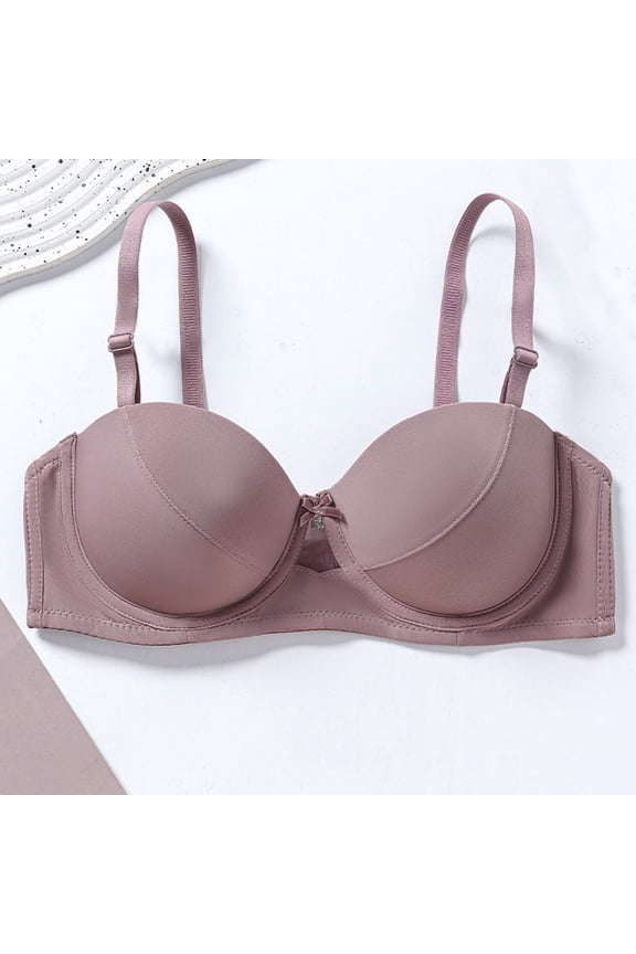 Underwire Bras for Women High Support Lifting Push Up Full Coverage Convertible Bra Comfort Adjustable Strap Padded Everyday Brassiere