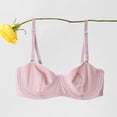 thumbnail image 1 of Xdegoge Underwire Bras for Women No Padding Convertible Lifting Full Coverage Bra Breathable Adjustable Strap Everyday Brassiere, 1 of 7