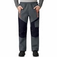 thumbnail image 1 of Xdegoge Warm Winter Snow Pants for Kids Fleece Lined Ski Trousers with Elastic Waist Outdoor Cold Weather Bottoms, 1 of 9