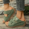 thumbnail image 1 of Xdegoge Wedge Sandals for Women Flatform Summer Walking Shoes Hook and Loop Strap Casual Open Toe High Heel Dressy Sandals Lightweight Outdoor Fashion Footwear, 1 of 9