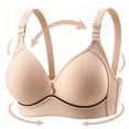 thumbnail image 1 of Xdegoge Wireless Bras with Support and Lift for Women Plus Size Comfort Full Coverage Elegant Adjustable Straps Bra No Underwire Padded Wireless Bralettes, 1 of 5