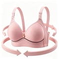 thumbnail image 1 of Xdegoge Wireless Bras with Support and Lift for Women Plus Size Comfort Full Coverage Elegant Adjustable Straps Bra No Underwire Padded Wireless Bralettes, 1 of 5