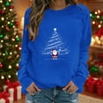 thumbnail image 1 of Xdegoge Women Christmas Sweatshirt Vacation Loose Casual Hoodie Holiday Xmas Tree Shirts Winter Vintage Trendy Tops Funny Long Sleeve Top 2025, 1 of 4