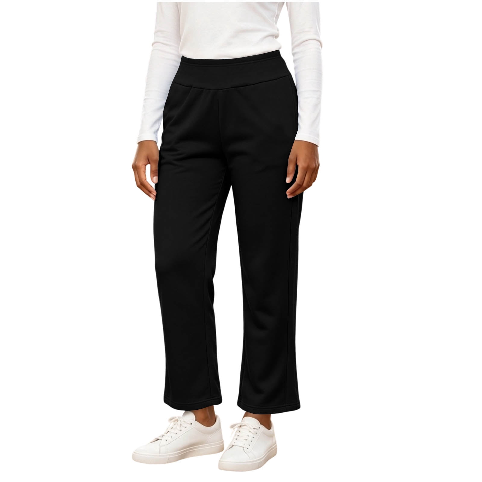 Xdegoge Women Yoga Pants Straight Leg High Waisted Stretchy Casual ...
