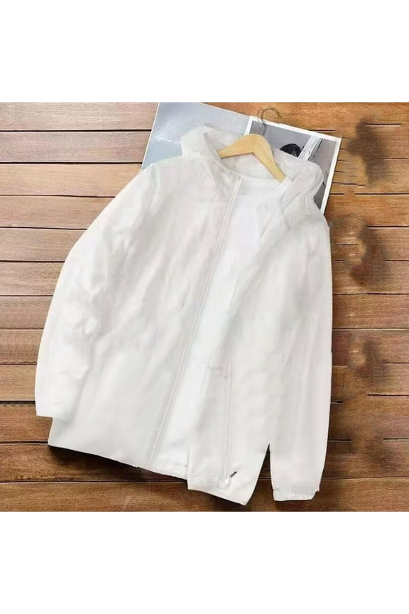 Women's Packable Rain Shell Regular Fit Drawstring Hooded Windbreaker Elastic Cuffs Water-Resistant Active Jacket Travel Adventure Gear