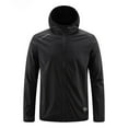 thumbnail image 1 of Xdegoge Women's Reflective Detail Windbreaker Active Fit Hooded Performance Jacket Full Zip Quick-Dry Cycling Running Shell Outdoor Athletic Wear, 1 of 8