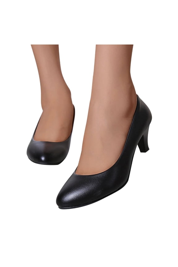 Womens Flats Summer Patent Leather Pointed Toe Slip On Pumps Kitten Heels Dressy Office Work Wedding Party Shoes Elegant Classic Professional Ladies Footwear Wear