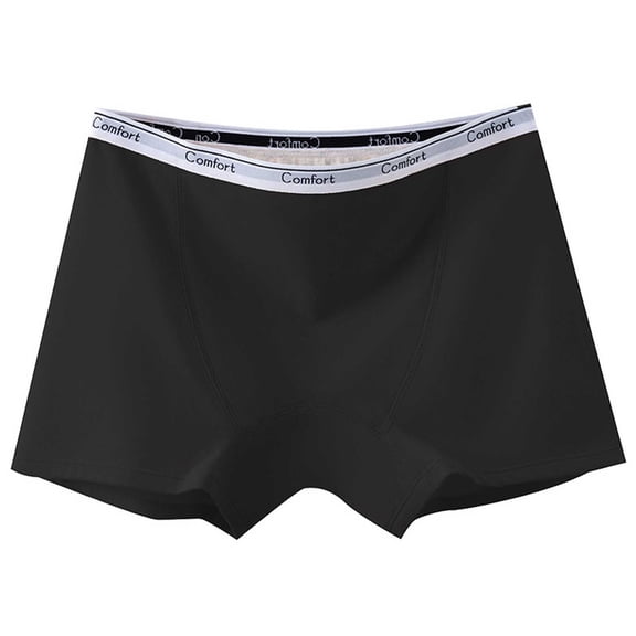 Xdegoge Womens Period Underwear Leak Proof Mid Rise Soft Cotton Breathable Mid Rise Yoga Boyshorts Wide Elastic Comfort Full Coverage Athletic Panties