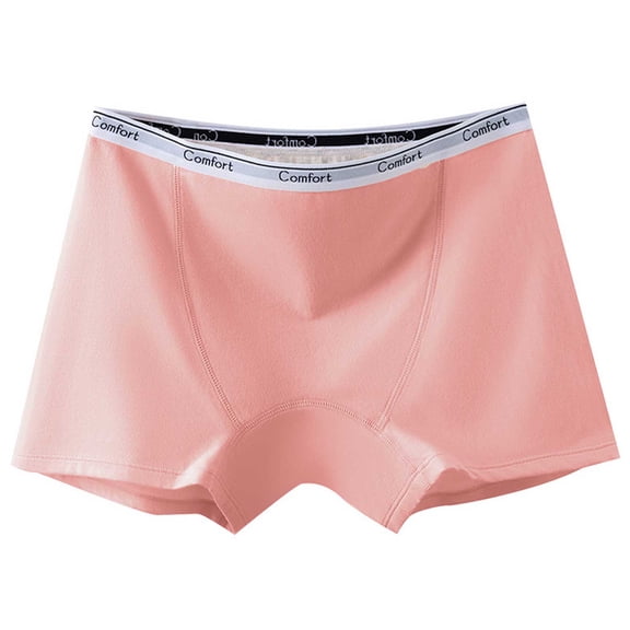 Xdegoge Womens Period Underwear Leak Proof Mid Rise Soft Cotton Breathable Mid Rise Yoga Boyshorts Wide Elastic Comfort Full Coverage Athletic Panties