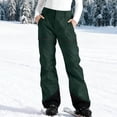 thumbnail image 1 of Xdegoge Womens Ski Pants with Pockets Waterproof Insulated Windproof Winter Warm Snow Pants Slim Fit Skiwear Outdoor Hiking Skiing Snowboarding Snowpants, 1 of 8