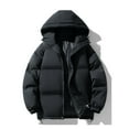 thumbnail image 1 of Xdegoge Womens Winter Coats Oversized Zip Up Drawstring Hooded Quilted Jackets Trendy Casual Pockets Thick Puffer Jackets Warm Going Out Outfits 2025, 1 of 4