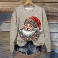 thumbnail image 1 of Xdegoge Christmas Shirts for Women Crewneck Xmas Santa Tops Merry and Bright Vintage Sweatshirt Vacation Funny Family Pullover Winter Long Sleeve Shirts Holiday Party Ugly Sweaters Cute Blouses, 1 of 4