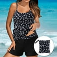 thumbnail image 1 of Xdegoge Womens Bathing Suits 2 Piece Tummy Control Swimsuits High Waisted Bathing Suit Conservative Full Coverage Swimsuits with Shorts Floral Print Maternity Swimsuits ofertas En, 1 of 8