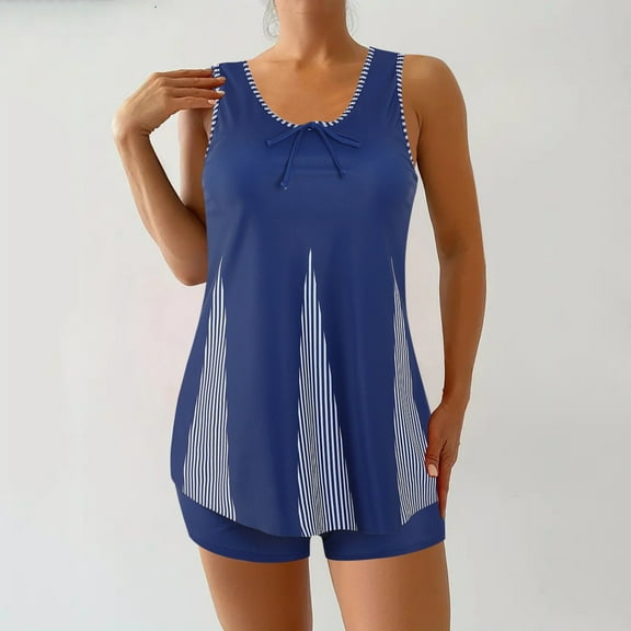 Xdegoge Womens Tankini Bathing Suits Plus Size Tummy Control Two Piece Swimsuit High Waisted Bathing Suit Full Coverage Modest Swimsuits with Shorts Floral Print Maternity Swimsuits of The Week