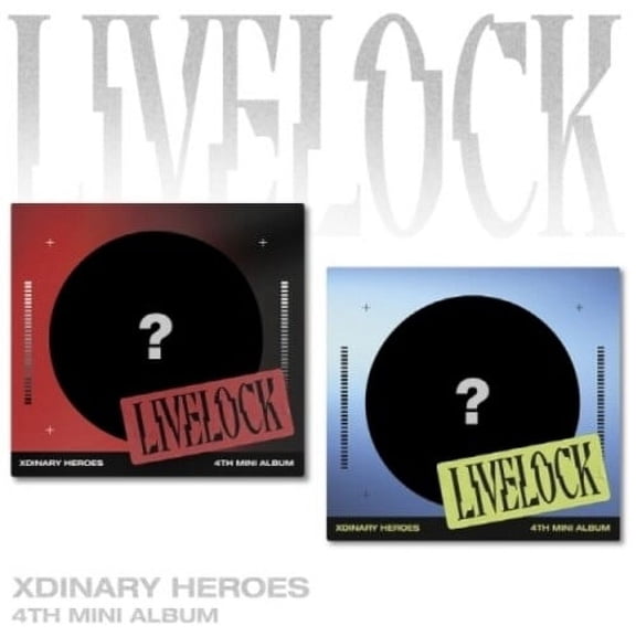Xdinary Heroes - Livelock - Digipack - Random Cover - incl. 20pg Photobook, Photocard, Removable Sticker + Lyric Poster - Music & Performance - CD