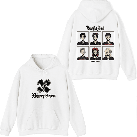 Xdinary Heroes Merch Beautiful Life Hoodie Men Women Long Sleeve Pullover Tops