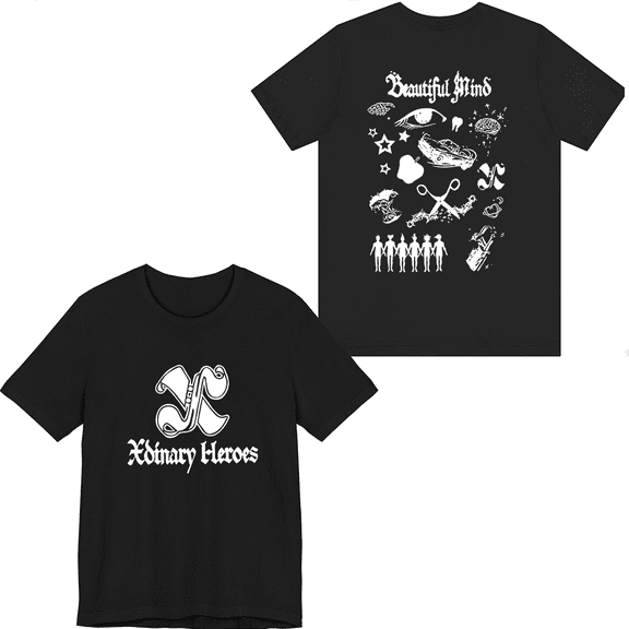 Xdinary Heroes Merch Beautiful Life Logo T-shirt Unisex Men Women Short Sleeve Casual Tee