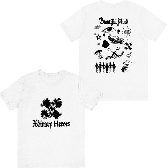Xdinary Heroes Merch Beautiful Life Logo T-shirt Unisex Men Women Short Sleeve Casual Tee