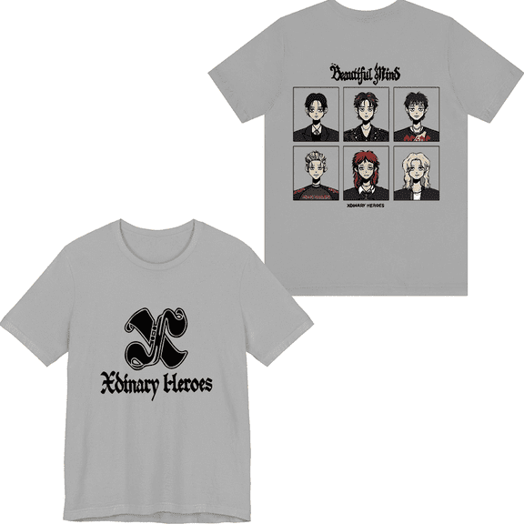 Xdinary Heroes Merch Beautiful Life T-shirt Men Women Short Sleeve Casual Tee