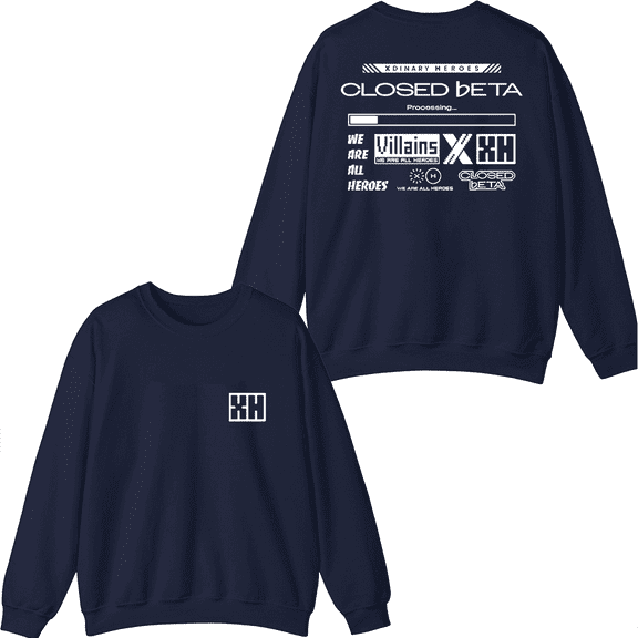 Xdinary Heroes Merch Closed Crewneck Sweatshirt Unisex Men Women Long Sleeve